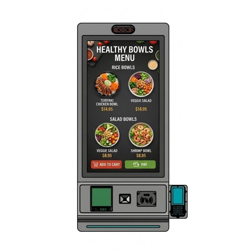 32 Inch Custom Touch Screen Self-Service Kiosk for Payment Interactive Ordering