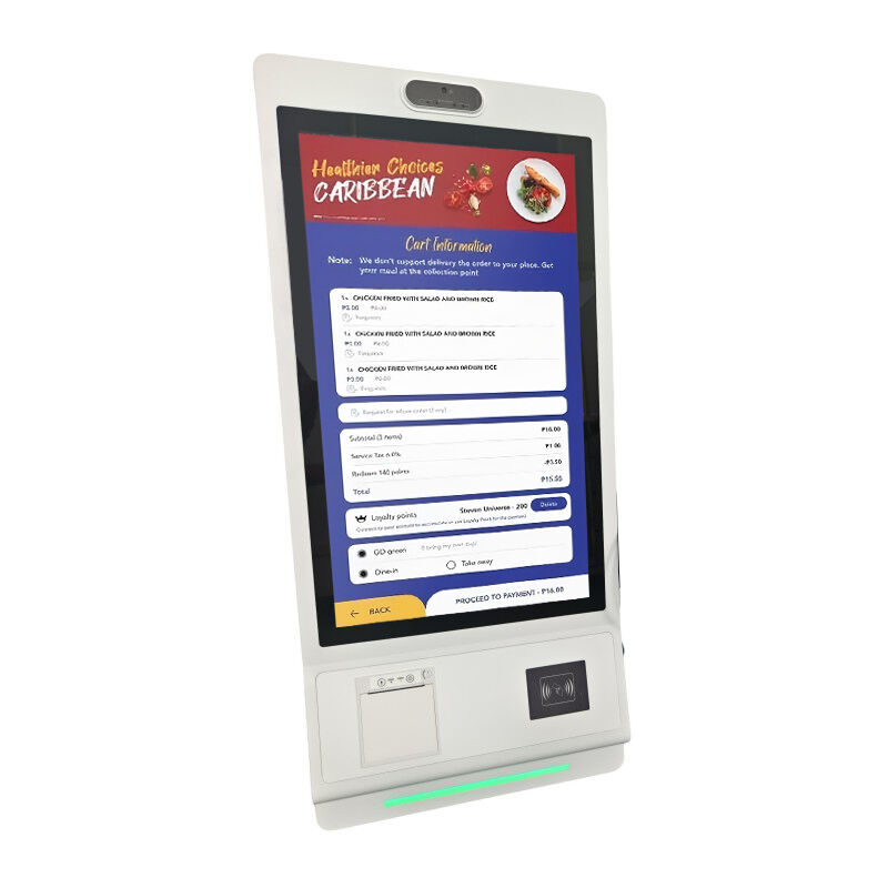 32 Inch Self Service Payment Kiosk Checkout Wall-mounted For Hotel Airport Subway Restaurant