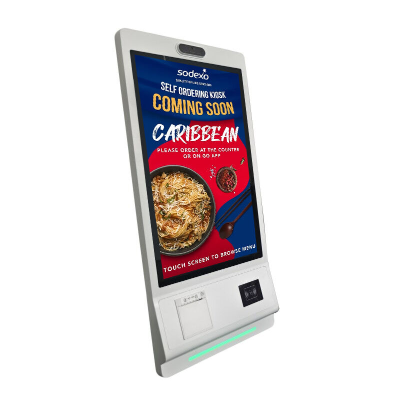 32 Inch Self Service Payment Kiosk Checkout Wall-mounted For Hotel Airport Subway Restaurant