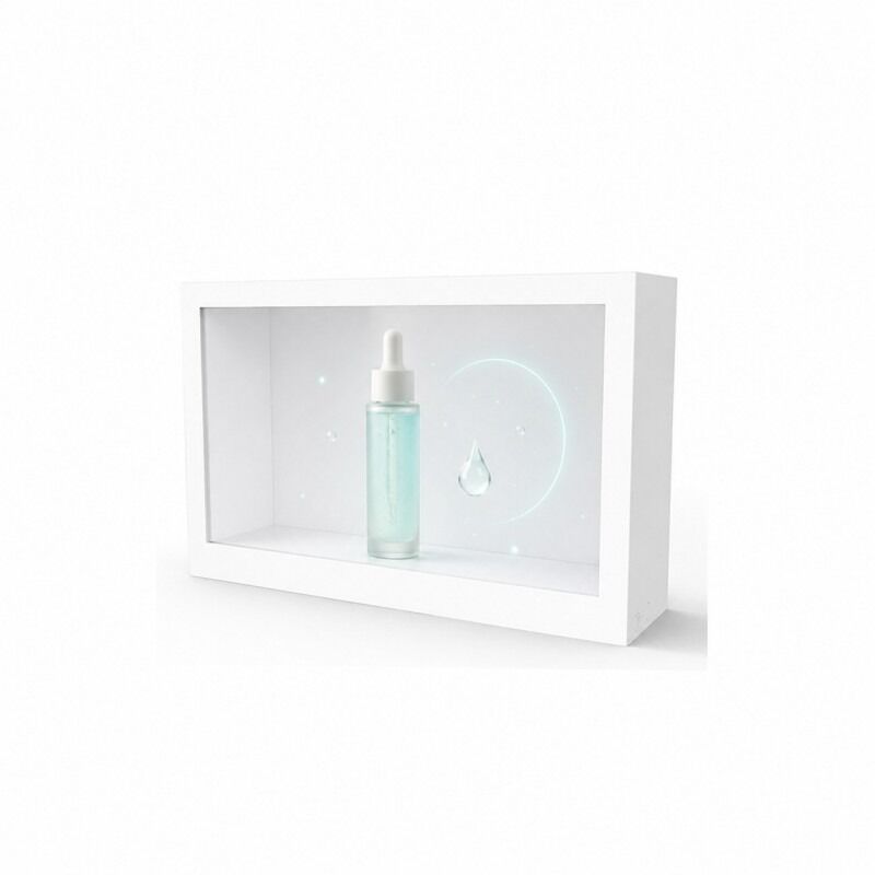 8 Inch Transparent LCD Display Cabinet for Jewelry Retail Product Showcase and Exhibition