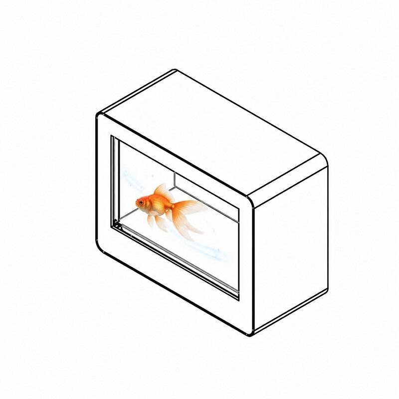 8 Inch Transparent LCD Display Cabinet for Jewelry Retail Product Showcase and Exhibition