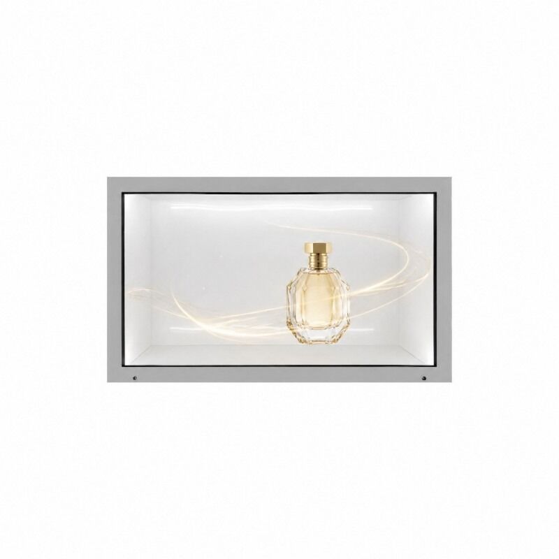 8 Inch Transparent LCD Display Cabinet for Jewelry Retail Product Showcase and Exhibition