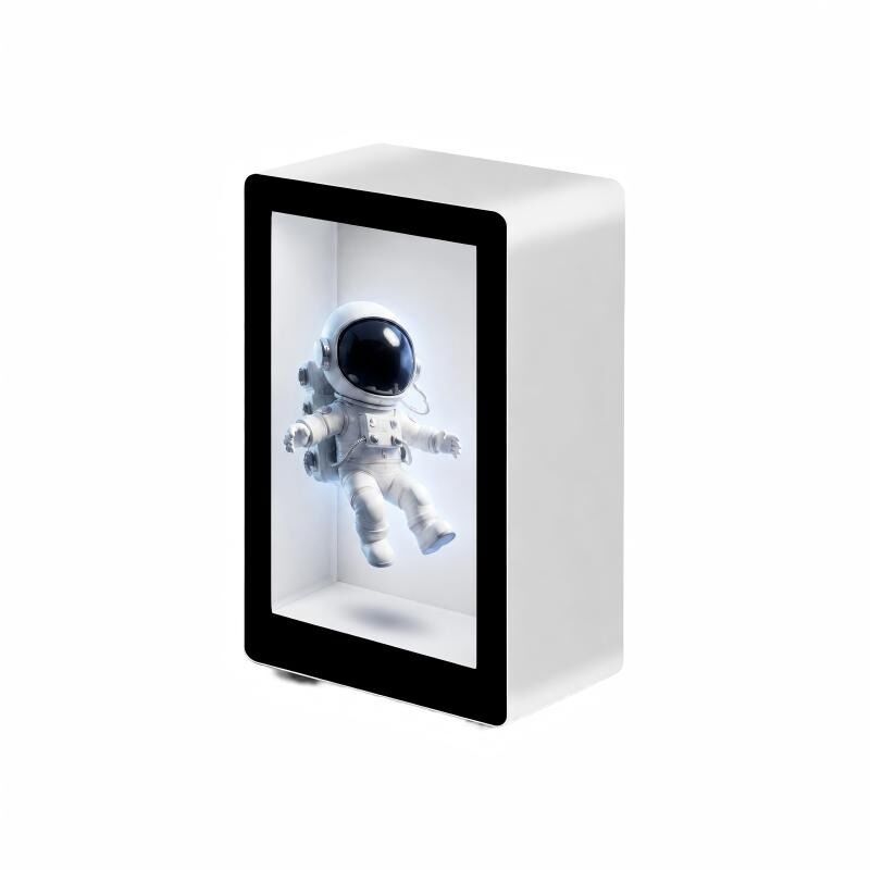 Android/Windows LCD Hologram 10.1 Inch Transparent LCD Showcase for Indoor Exhibition