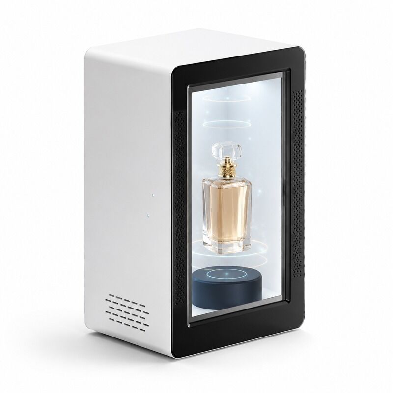 15.6 Inch Transparent Digital Display Cabinet for Brand Showcase and Visual Marketing Display