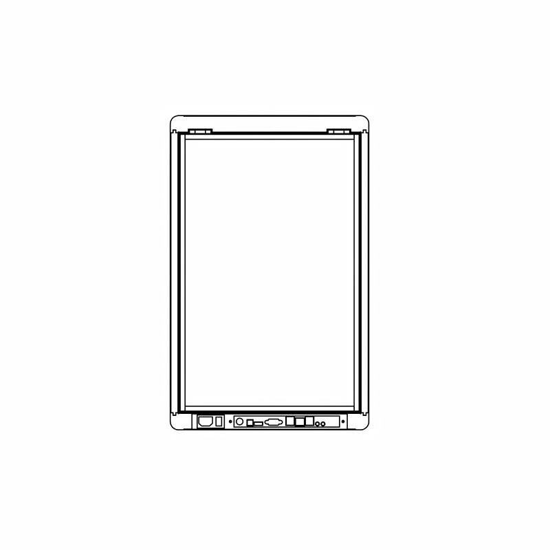 21.5 Inch Transparent Product Display Cabinet for Premium Visual Merchandising Spaces