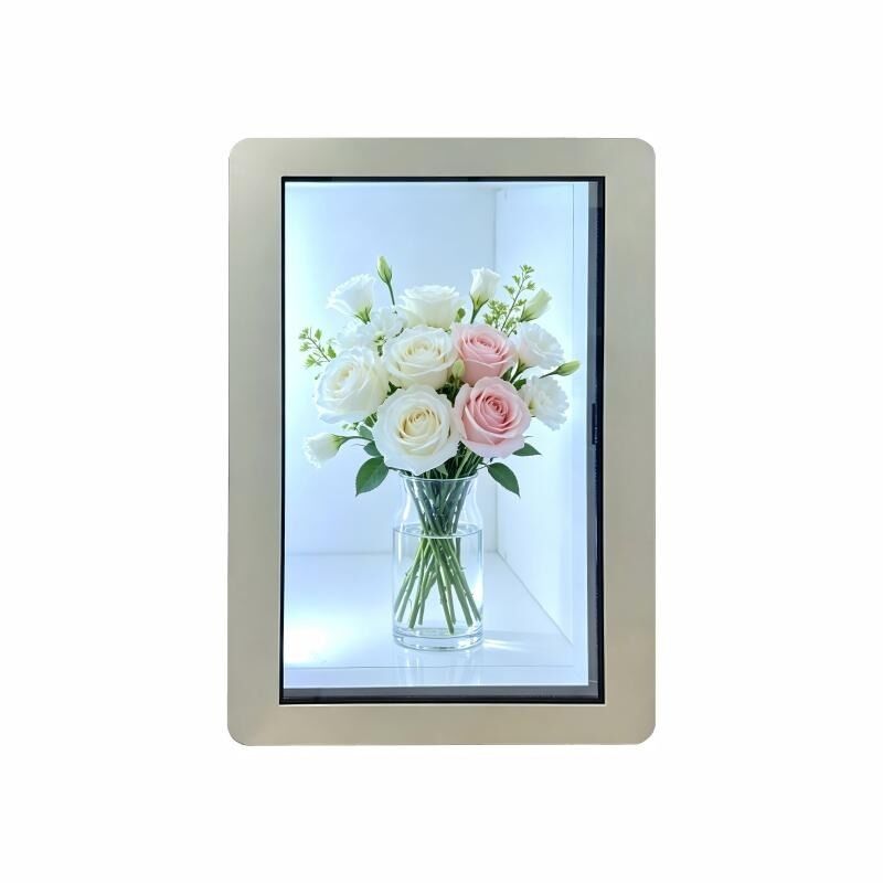 27 Inch See-Through LCD Showcase Creating Clear and Modern Product Displays