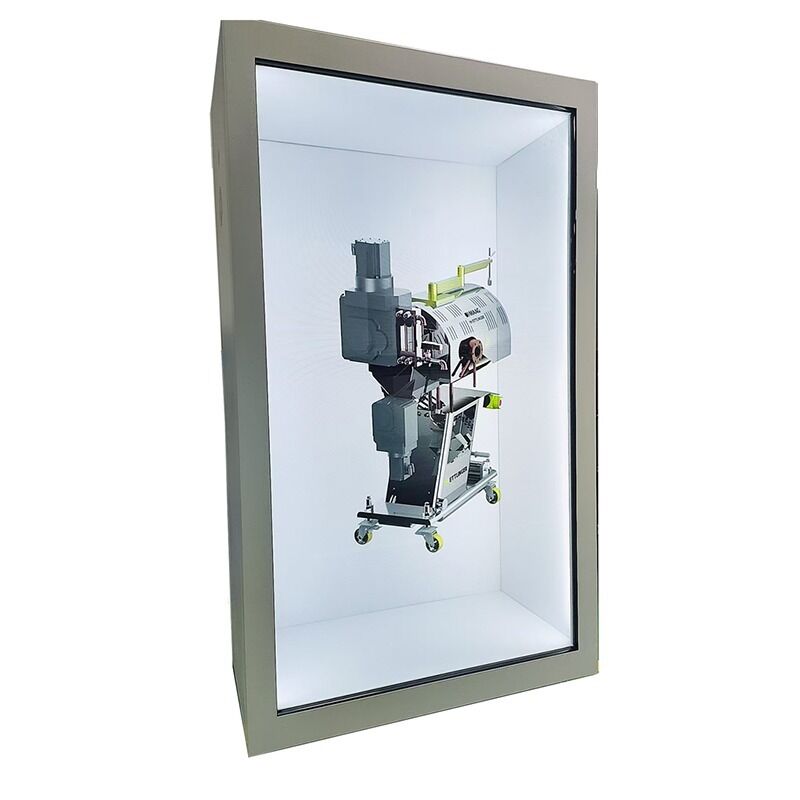 49 Inch Custom Transparent LCD Showcase for Unique Commercial Display Solutions and Applications