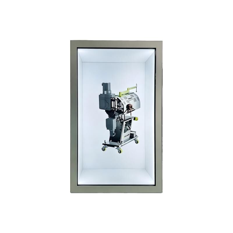 49 Inch Custom Transparent LCD Showcase for Unique Commercial Display Solutions and Applications