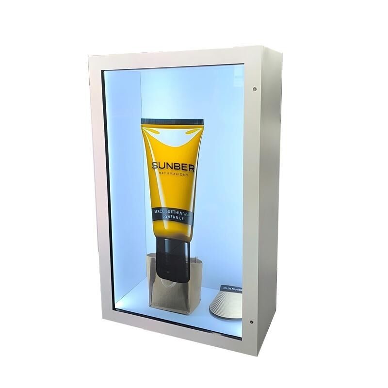 49 Inch Custom Transparent LCD Showcase for Unique Commercial Display Solutions and Applications