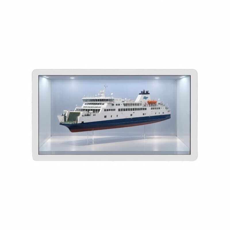 86 Inch Transparent LCD Advertising Box for Large-Scale Brand Visual Communication