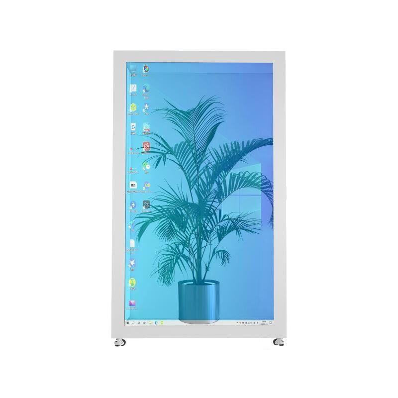 86 Inch Transparent Touch Screen Showcase for Interactive Large-Scale Product Experiences