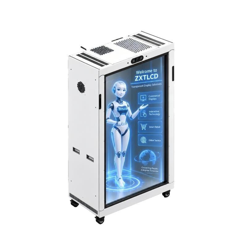 65 Inch Interactive Hologram Kiosk for Guided Digital Human and Product Experiences