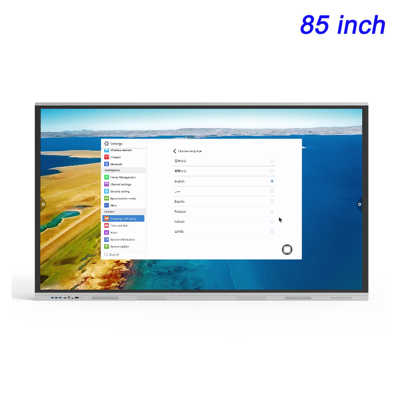 Touch Screen Interactive Flat Panel Smart Board 85 Inch Windows Or ...