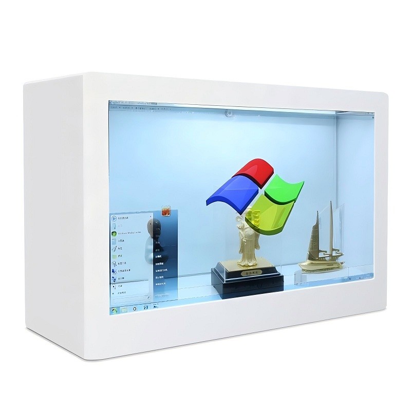 27 inch Interactive Transparent Box 4G LTE Capacitive Touchscreen ...