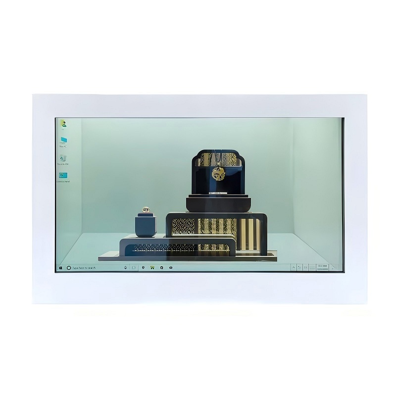 55 inch transparent display box manufacturer advertising monitor ...