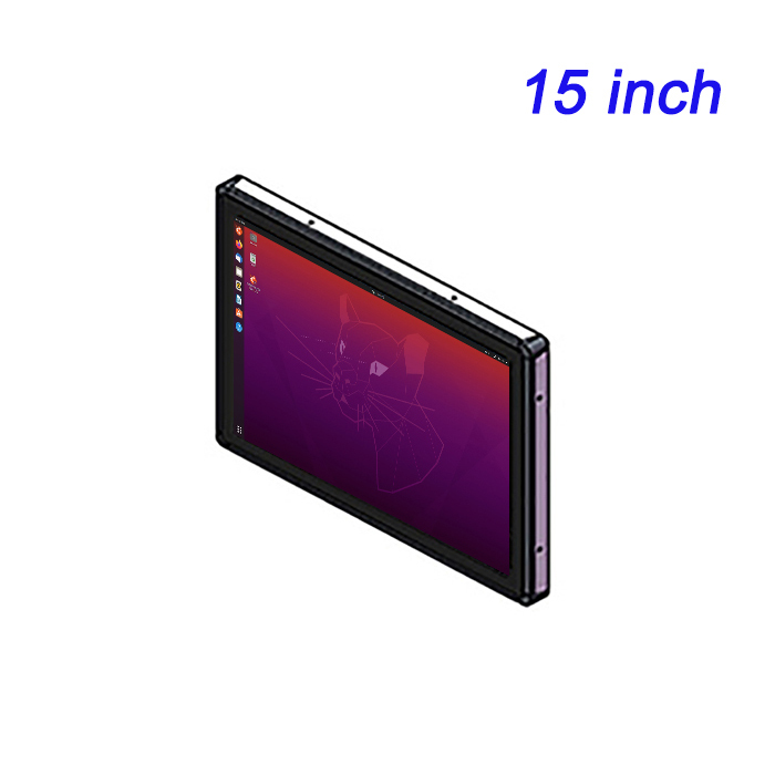 15 inch Embedded Linux System Industrial Rackmount HDMI LCD Display