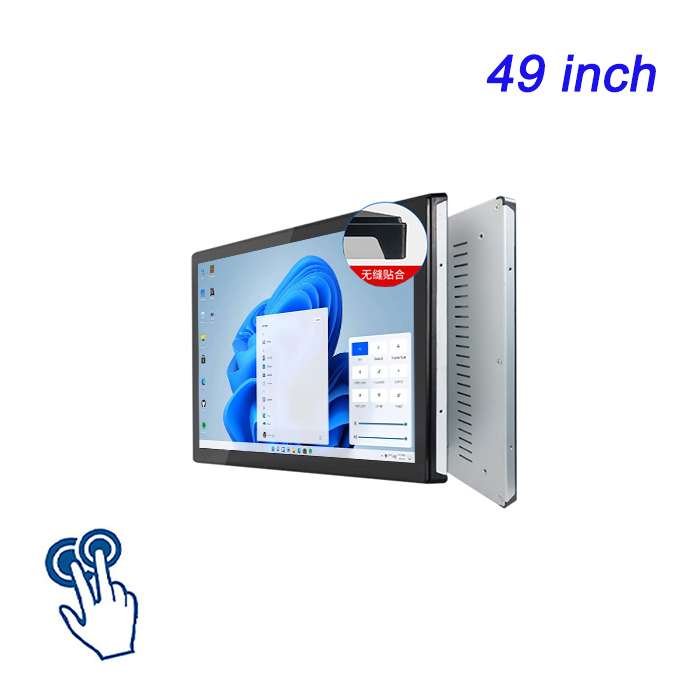 High Brightness 49 Inch Windows Industrial Touch Panel PC for Digital ...