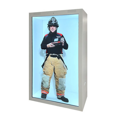 Develop A Custom 98-inch 4K Transparent LCD Showcase Cabinet For Large Exhibits