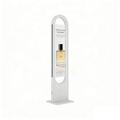 48 Inch Custom Shell See Through Screen 500 Nits U-shaped floor-standing transparent oled display buy